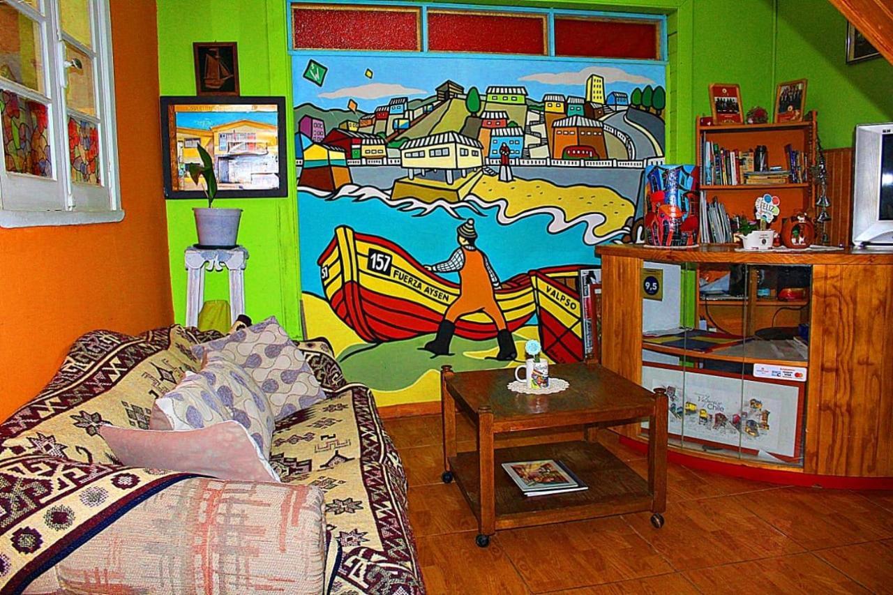 Hostal Destino Bellavista บัลปาราอีโซ ภายนอก รูปภาพ
