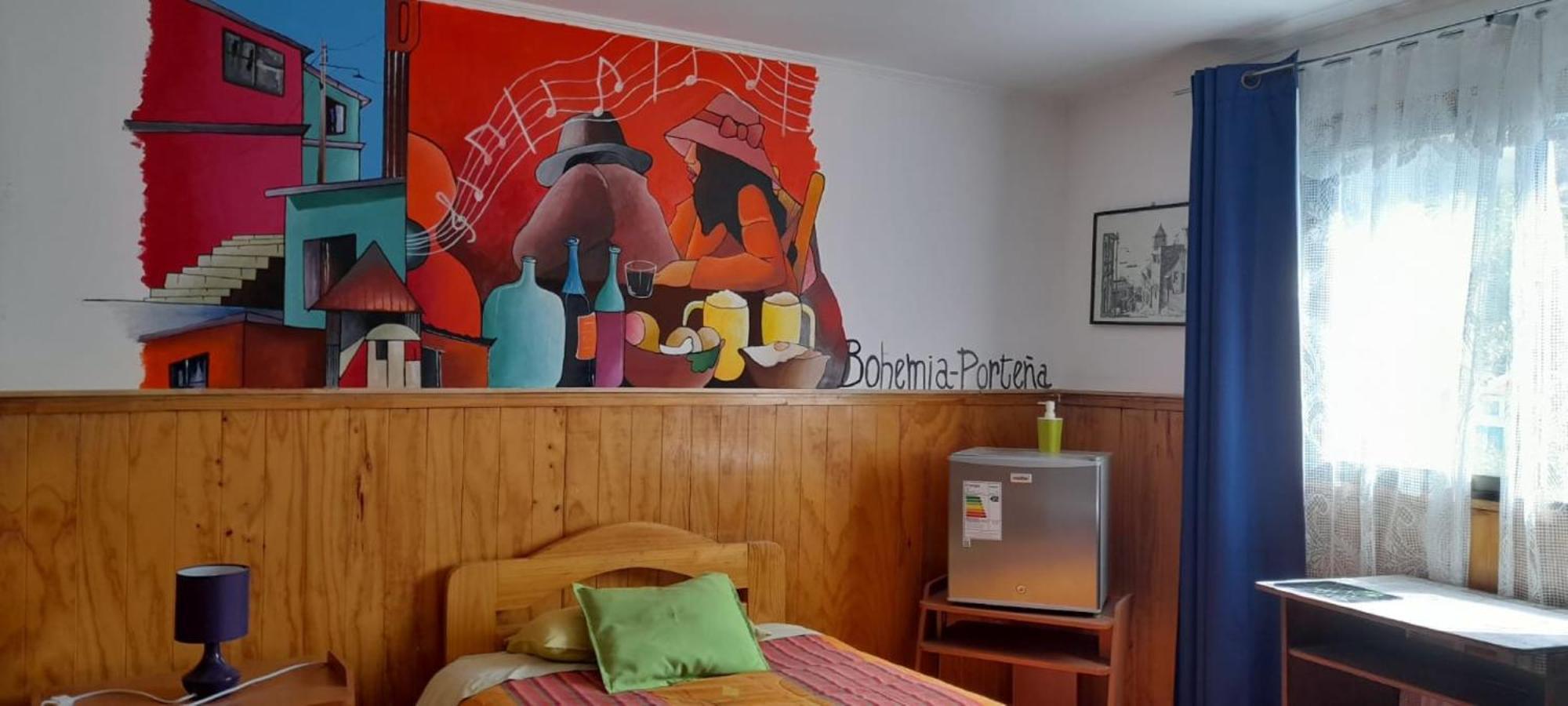 Hostal Destino Bellavista บัลปาราอีโซ ภายนอก รูปภาพ