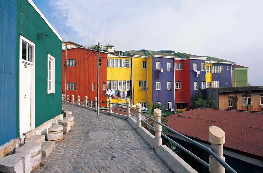 Hostal Destino Bellavista บัลปาราอีโซ ภายนอก รูปภาพ